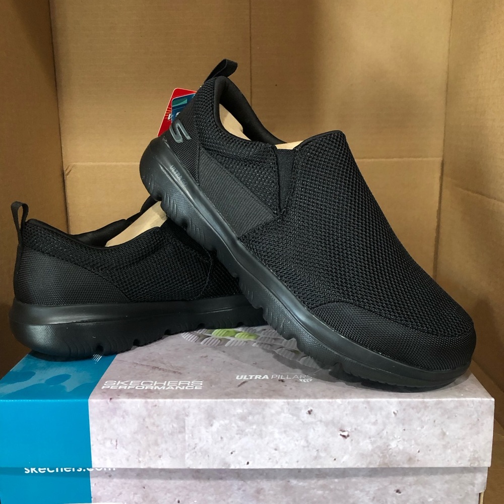 Skechers Men's Go Walk Evolution Ultra-Impeccable  - Size 12 Extra Wide All Blk